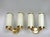 A pair of elegant wall lights from the Bauhaus era, featuring the typical austere design language of the time, made in...
