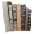 Antique Victorian Book Lot (7) - Leather Spines, British Flora, Poetry & Decor For Sale