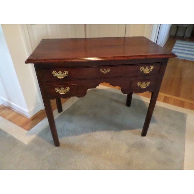 Late 18th Century George III Oak Lowboy For Sale - Image 13 of 13