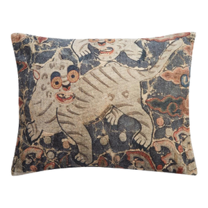 Tiger Velvet Pillow 12"x16"