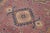 Shabby Chic Rustic Kazak Southwestern Purple/Light Blue Wool Rug - 4'0''x5'10'' For Sale - Image 3 of 10