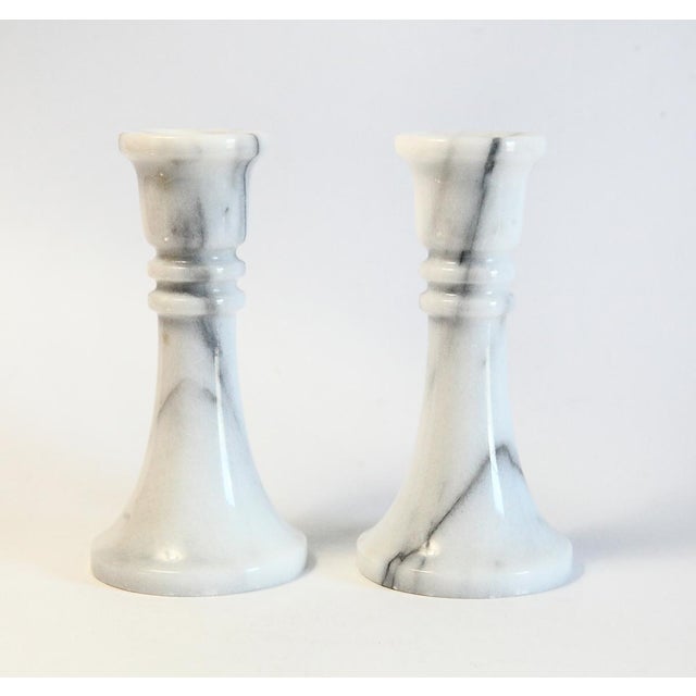 Marble Candle Holders A Pair Chairish