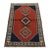 Yalameh Rug 3’4” X 4’10” Red Wool Vintage Tribal Hand-Knotted Carpet For Sale