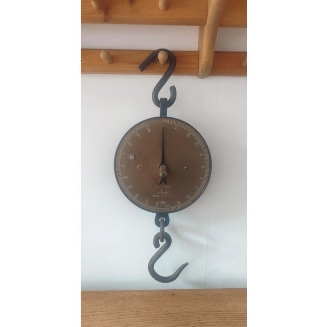 Vintage Industrial No.20t Trade Spring Balance Scale from Salter, 1890s For Sale - Image 5 of 10