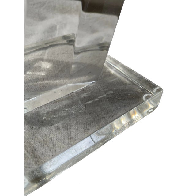 Hivo Van Teal 1970s Lucite Table Lamp by Van Teal For Sale - Image 4 of 5