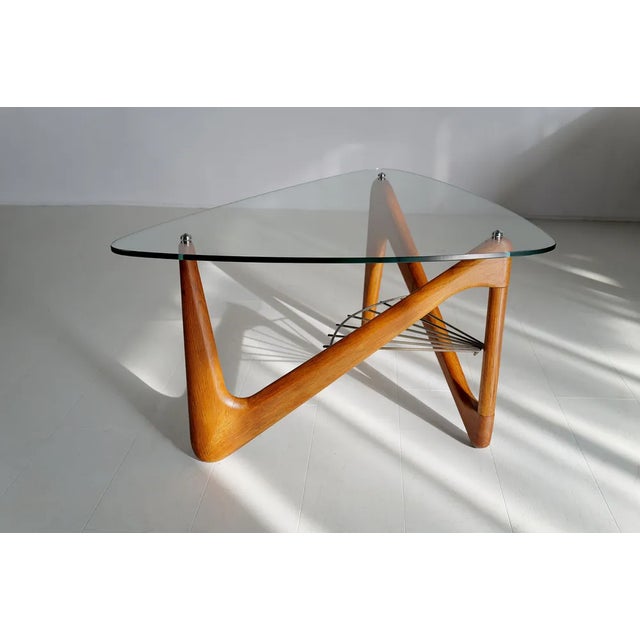 Tripod Coffee Table by by Louis Sognot, France, 1950s For Sale - Image 13 of 13