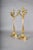 French Ormolu Gilded Bronze Candleholders, Set of 2 For Sale - Image 3 of 15