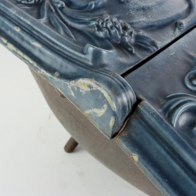 Charcoal Box in Cast Iron For Sale - Image 6 of 12
