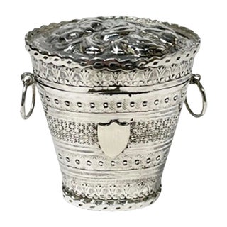 Small 19th Century Dutch Silver Lodderein or Scent Box by Reitsma Sr., Sneek For Sale