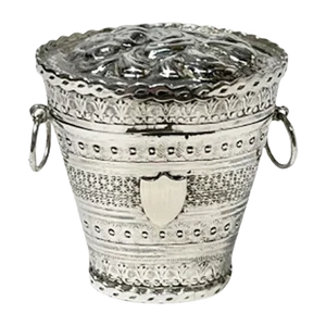 Small 19th Century Dutch Silver Lodderein or Scent Box by Reitsma Sr., Sneek