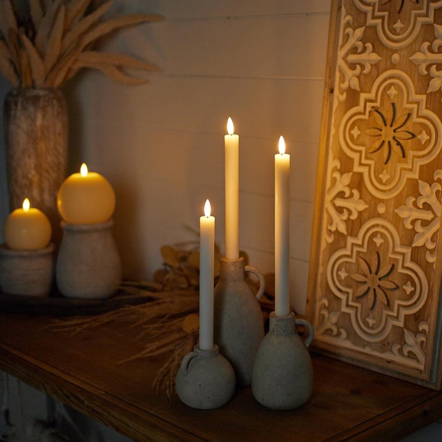 2020s FIA WickWhite Taper Candle (Set of 2) For Sale - Image 5 of 8