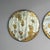 Mid-Century Modern Hollywood Regency Style, Round Wall Mirrors, Eglomise Glass, Gold Leaf, 21st C. For Sale - Image 3 of 9
