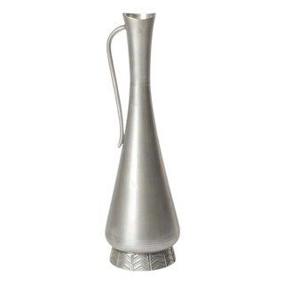 Mid-Century Modern Swedish Pewter Vase from GAB, 1966 For Sale