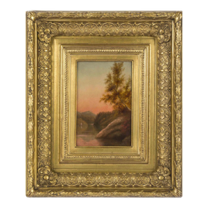 19th Century Adirondacks Oil Painting