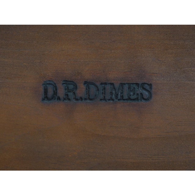 Dr Dimes Primitive Walnut 4 Door Server Buffet For Sale - Image 18 of 18