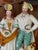 19th Century Staffordshire Figure of a Harvest Couple For Sale - Image 4 of 6
