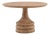 Wood Dafne Drop Round Dining Table For Sale