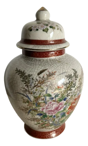 Vintage Japanese Porcelain Ginger Jar