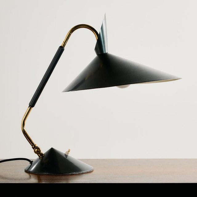 Vintage Table Lamp by Svend Aage Holm Sørensen, 1950s For Sale - Image 3 of 13