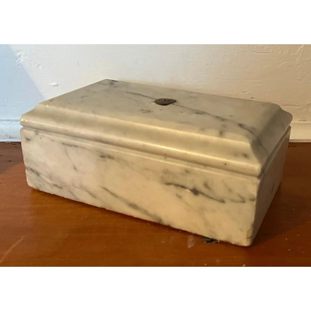 Stone Antique 19th Century American Classical Carved Marble Display Base For Sale - Image 7 of 13