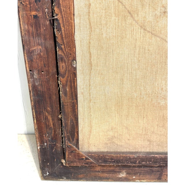 Antique Dutch Floral Still Life Signed “A. van Sijnkens”, 19th C or Older For Sale - Image 4 of 13