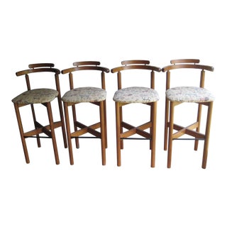 Midcentury Danish Modern Mobler Bar Stools- Set of 4 For Sale