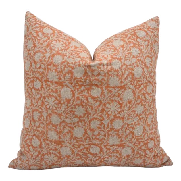 Fabdivine Decorative Cushion Cover 14x20 Inch Block Printed Home Accent- Chakri For Sale