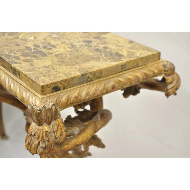 Late 20th Century Maitland Smith Italian Grotto Style Branch and Bird Figural Pedestal Side Table For Sale - Image 12 of 12