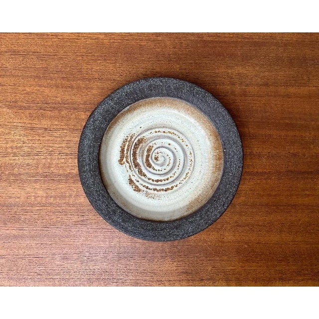 Mid-Century Danish Studio Pottery Bowl from B.J. Keramik, 1960s, in Very Good conditions. Designed 1960 to 1969 This piece...