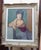 Marc Rebierre, Portrait of a French Girl, 1960s, Oil Painting on Canvas, Framed For Sale - Image 13 of 14