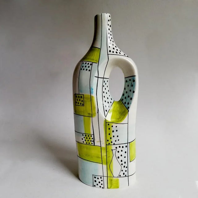 Mid-Century Italian Ceramic Vase by Cesare Sartori For Sale - Image 6 of 8