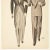 Contemporary 1937 Men's Tailoring Fashion Lithograph, Matted For Sale - Image 3 of 4