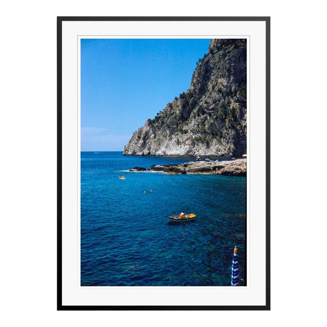 Toni Frissell 'Capri Rowboat' Archival Pigment Print Framed in Black For Sale
