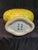 Yellow Chinese Ceramic Vase Ming Dynasty Hongzhi Marked Yellow Glaze Porcelain Vase Hand Carved Double Dragon Ears For Sale - Image 8 of 11