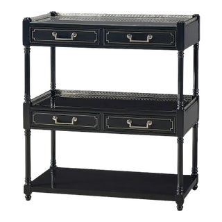 English Regency Style Wide Painted Etagere For Sale