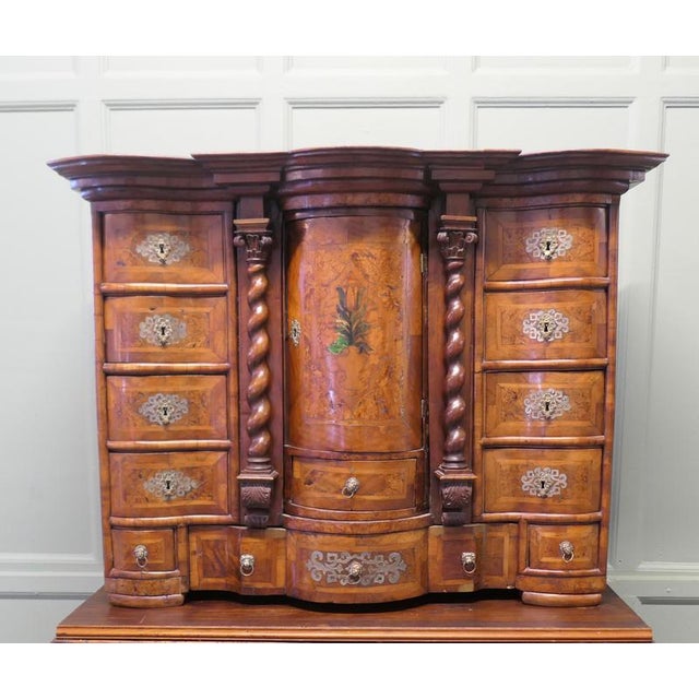 Table Top Escritoire with Revolving Tabernacle This piece is made in superb Walnut veneers, it is of European in origin...