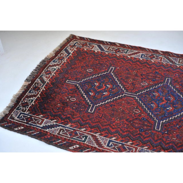1950s Landon Runner Rug , 4 x 11 For Sale In Milwaukee - Image 6 of 10