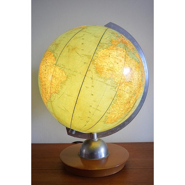 Illuminated Glass Globe from Jro Verlag München, 1950s For Sale - Image 4 of 18