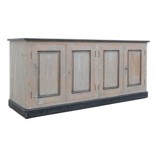 Large Antique Sideboard in Fir, 1900 For Sale