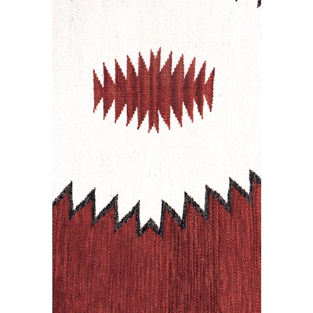 Modern Pasargad Home Tuscany Red Wool Area Rug- 8' 9'' X 11'11'' For Sale - Image 3 of 5