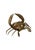 Cast Bronze Crab Sculpture — Sculptural Coastal Form in Polished Patina For Sale - Image 6 of 7