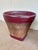 19th Century Pair of 19th Century Thai Hand Woven Rattan Red Lacquer Grain Baskets For Sale - Image 5 of 9