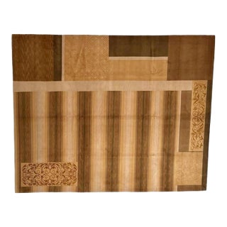 Silk and Wool Nepalese Rug , 8' X 10' For Sale
