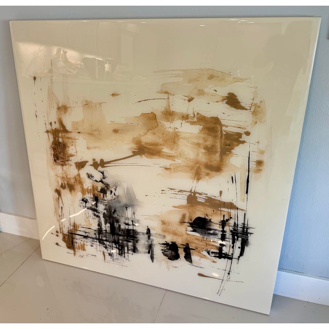 Gloss Print “Color Turmoil IV " by Sara Brown For Sale In Miami - Image 6 of 7