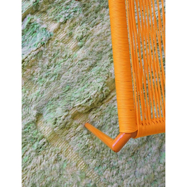 Green Moroccan Contemporary Rug - 11.3 X 8.3 Ft For Sale - Image 9 of 9