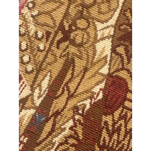 Mid-Century French Handwoven Wool Aubusson Tapestry, 1940s For Sale - Image 18 of 18