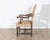 French Mid 20th Century Pair of Louis XIII Style Oak Armchairs with Upholstered Backs and Seats For Sale - Image 3 of 11