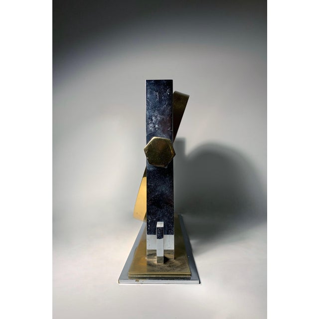 Mid 20th Century Vintage Karl Springer Vanity Mirror For Sale - Image 5 of 6
