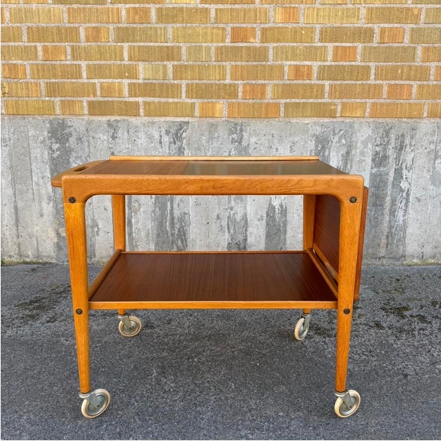 Model Thea Trolley by Yngve Ekström for Källemo, Sweden, 1954s, in Very Good conditions. Designed 1950 to 1959 I have...