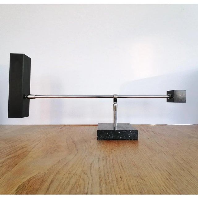 Black Dutch Piano Table Lamp by J. J. M. Hoogervorst for Anvia, 1960s For Sale - Image 8 of 8